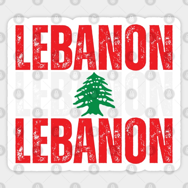 Lebanon flag, lebanese flag Sticker by eka123